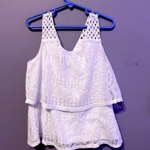 White flare top